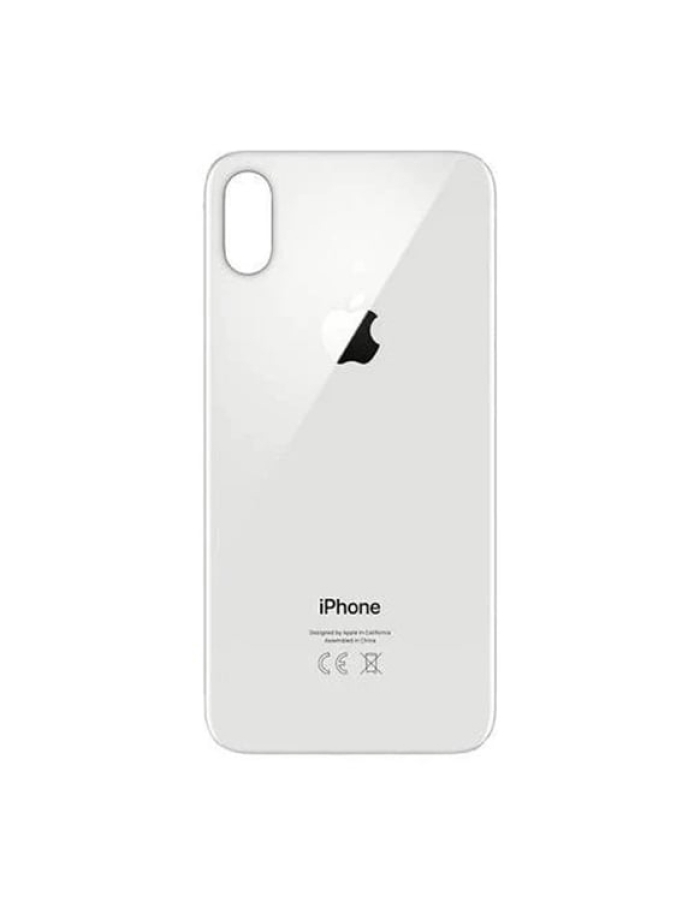 iPhone X Pil Kapağı Arka Cam Kapak Tüm Renkler Beyaz